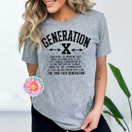 Gen X T-shirt Inspired Daisy Designs