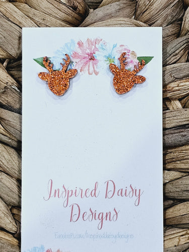 Christmas Reindeer Earrings Inspired Daisy Designs