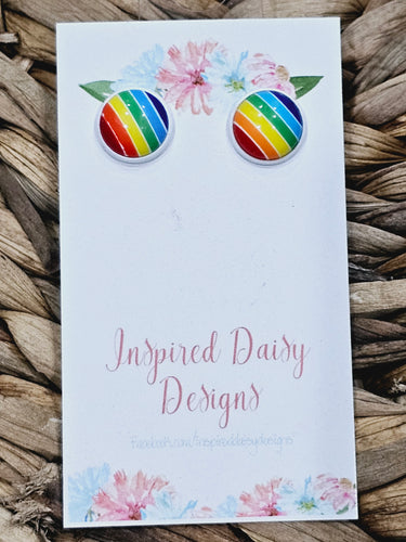 Rainbow Earrings Inspired Daisy Designs