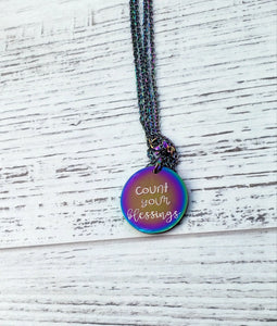 Count Your Blessings Necklace Inspired Daisy Designs