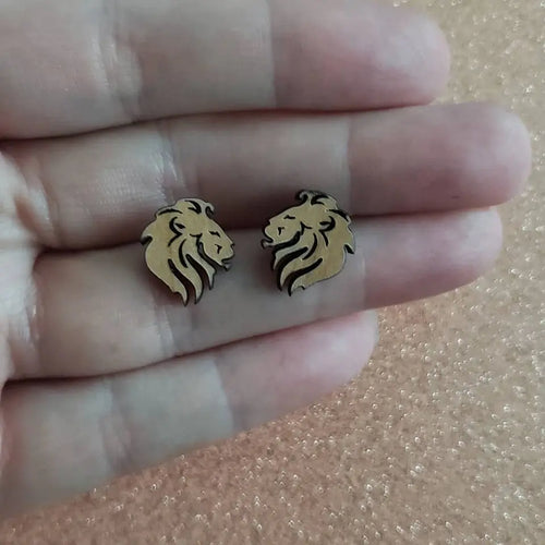 Lion Earrings Inspired Daisy Designs